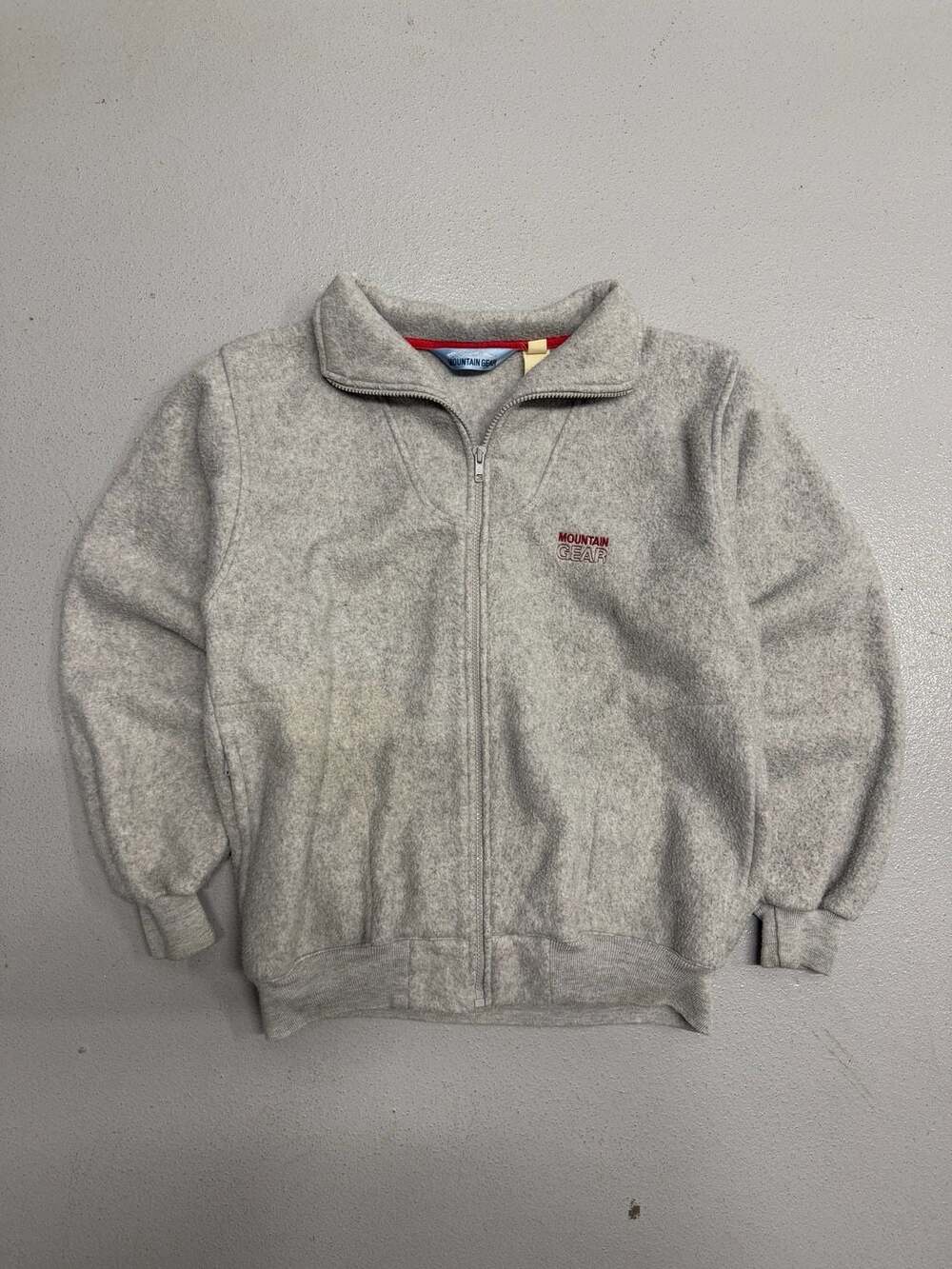 Vintage 90s Grey Mountain Gear Ladies Full-Zip Fleece Jacket
